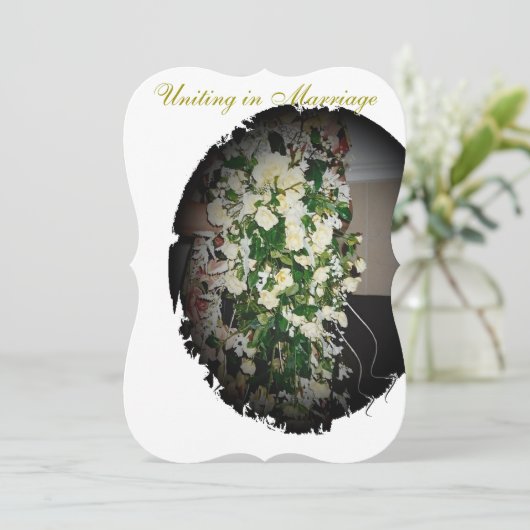 Invitation "Floral" Printemps (Debout devant)