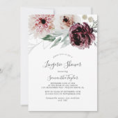 Invitation Floral Romance Lingerie Douche (Devant)