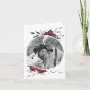 Invitation Floral Romance Merci