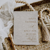 Invitation Floral romantique rustique Tout en un Mariage