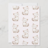 Invitation Floral rose Are You Kitten Me Baby shower (Dos)