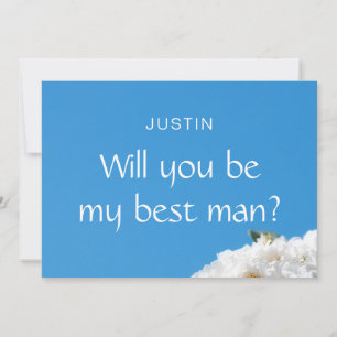 Invitation Floral Rose blanche