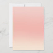 Invitation Floral rose espagnol cowboy occidental 45e anniver (Dos)