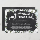 Invitation Floral rustique | 60e anniversaire du Mariage (Devant / Derrière)