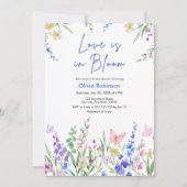 Invitation Floral Spring Love is in Bloom Bridal Shower  (Devant)