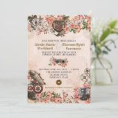 Invitation Floral Steampunk (Debout devant)