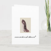 Invitation Floral Stiletto Chaussure Art (Dos)
