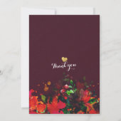 Invitation Floral String Lumière Gold Script Bachelorette Par (Dos)