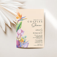 Floral tropical coloré | Pomper Couples Douche