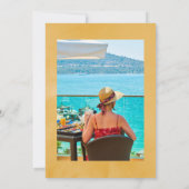 Invitation Floral Tropical Summer Celebration of Life Photo (Dos)