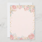 Invitation Floral Twinkle Twinkle Little Star Baby shower (Dos)