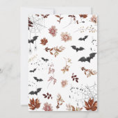 Invitation Floral Un Petit Baby shower Boo (Dos)