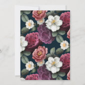 Invitation Floral vintage (Dos)