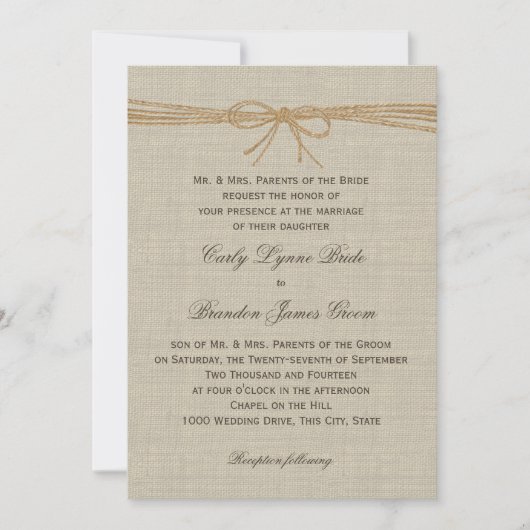 Invitation Floral Vintage Mariage de conception dentelle (Devant)