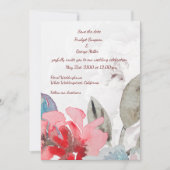 Invitation Floral watercolor (Devant)