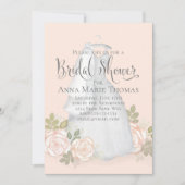 Invitation Floral Watercolor Rustic (Devant)
