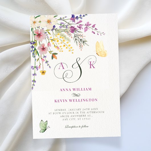 Invitation Floral wedding