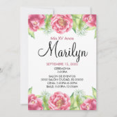 INVITATION FLORALE (Devant)