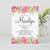 INVITATION FLORALE (Debout devant)