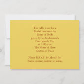 Invitation florale (Dos)