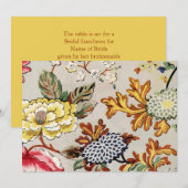 Invitation florale (Devant / Derrière)