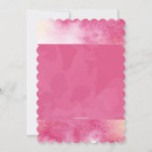 Invitation Florale (Dos)