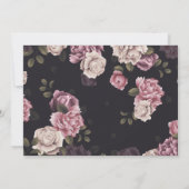 Invitation florale (Dos)