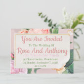 Invitation florale (Debout devant)
