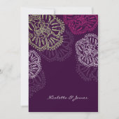 Invitation Florale 311| Violet (Devant)