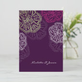 Invitation Florale 311| Violet (Debout devant)