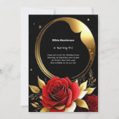 Invitation Florale 50e anniversaire (Devant)