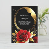 Invitation Florale 50e anniversaire (Debout devant)