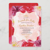 Invitation florale à l'araignée (Devant / Derrière)