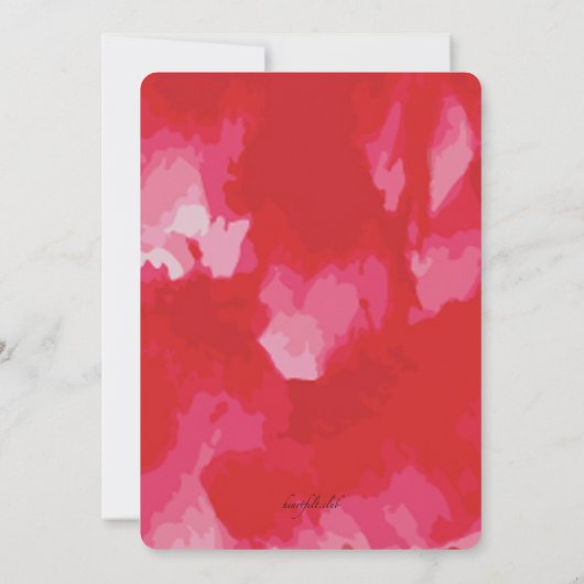 Invitation florale à l'araignée (Dos)