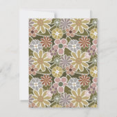 Invitation florale amusante (Dos)
