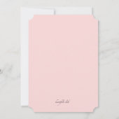 Invitation Florale Apaisée (Dos)