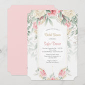 Invitation Florale Apaisée (Devant / Derrière)