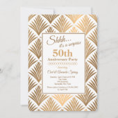 Invitation florale Art Déco (Devant)