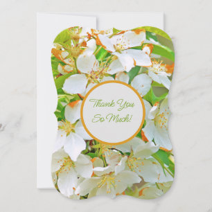 INVITATION FLORALE BLANC/AUX COULEURS VERTES ORANGE, OR & LIM