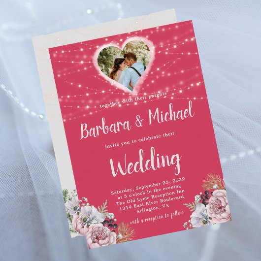 INVITATION FLORALE CLAIR ET COLORÉ