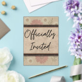 Invitation Florale Classique (Insitu (Mariage))