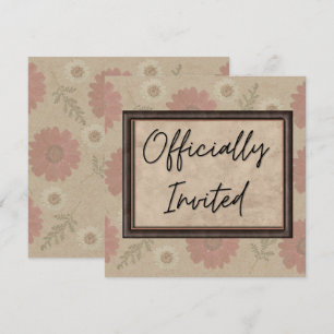 Invitation Florale Classique