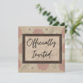 Invitation Florale Classique (Debout devant)