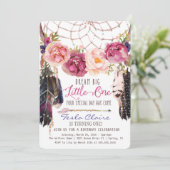 Invitation florale d'anniversaire de Boho (Debout devant)