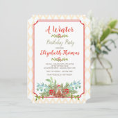 Invitation florale de cadre de trellis (Debout devant)