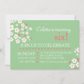 Invitation florale de délicatesses blanches (Devant)