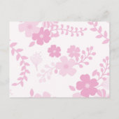 Invitation florale de demoiselle d'honneur de (Dos)