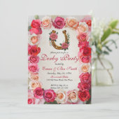 Invitation Florale de Derby du Kentucky Fer à Chev (Debout devant)