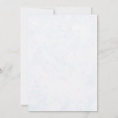 Invitation florale de Fête de la mariée de (Dos)