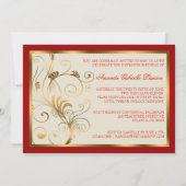 Invitation florale de remous (Dos)